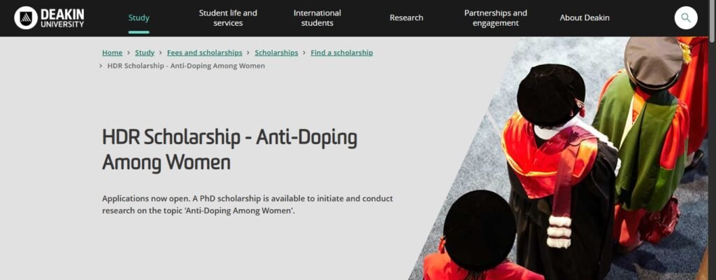 Fully Funded Scholarship 2025 FOR PhD HDR