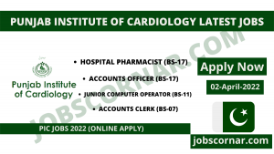 Read more about the article Punjab Institute of Cardiology Latest Jobs