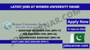 Read more about the article Latest Jobs at Women University Swabi