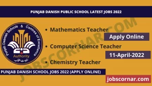 Read more about the article Punjab Danish Public School Latest Jobs 2022