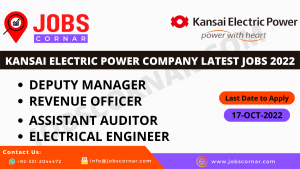 Read more about the article Kansai Electric Power Company Latest Jobs 2022