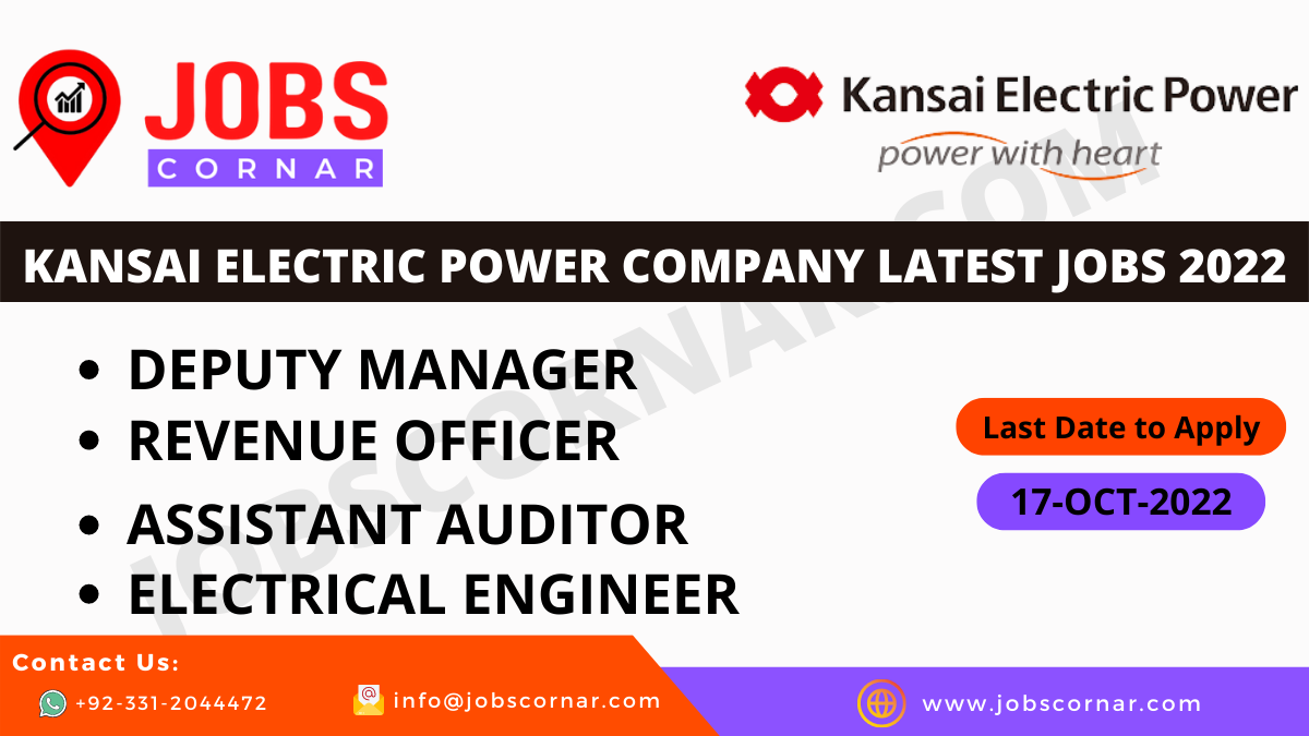 You are currently viewing Kansai Electric Power Company Latest Jobs 2022