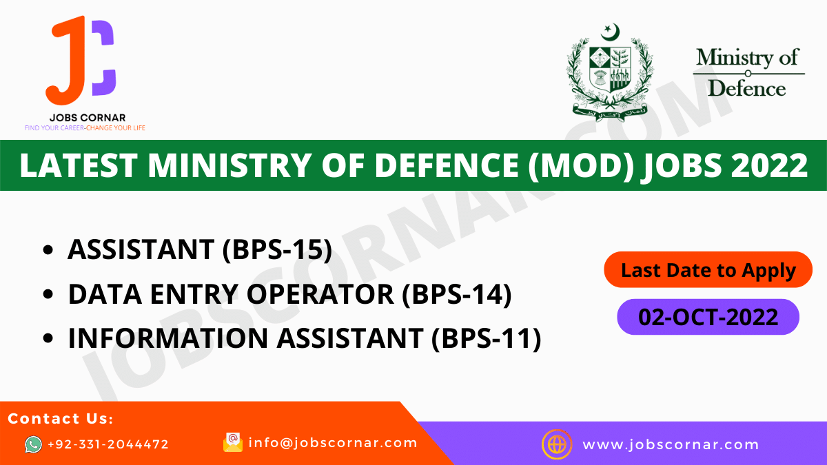 You are currently viewing Ministry of Defence (MOD) Latest Jobs 2022