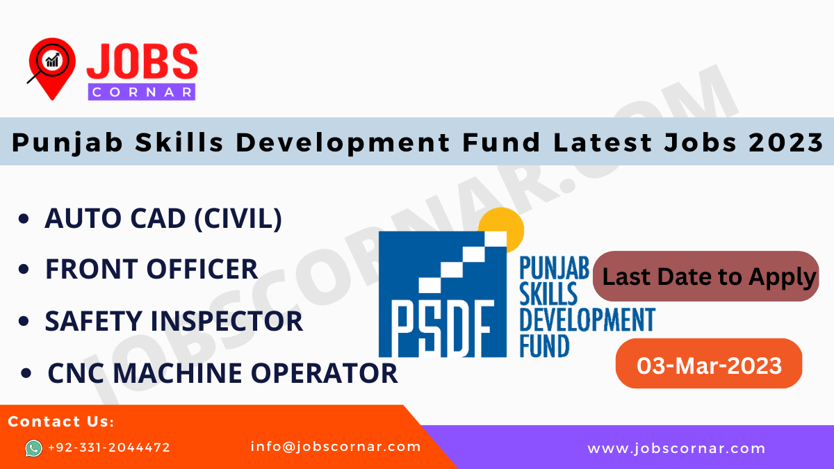 You are currently viewing Punjab Skills Development Fund Latest Jobs 2023