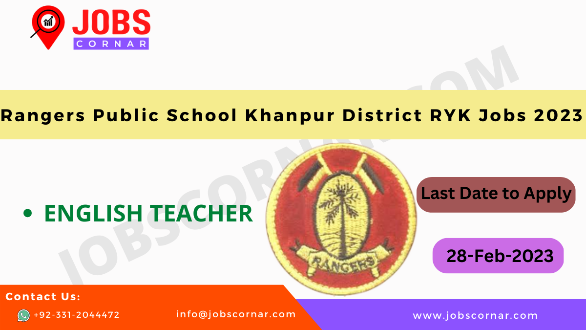 You are currently viewing Rangers Public School Khanpur District RYK Jobs 2023