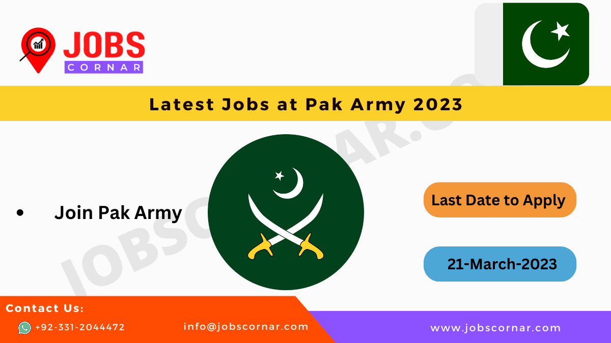 You are currently viewing Latest Jobs at Pak Army 2023