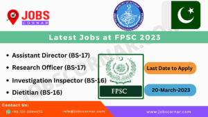 Read more about the article Latest Jobs at FPSC 2023