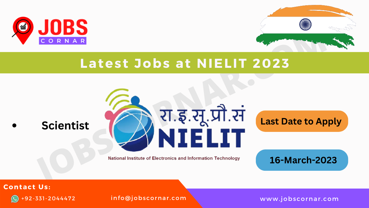 Read more about the article Latest Jobs at NIELIT 2023