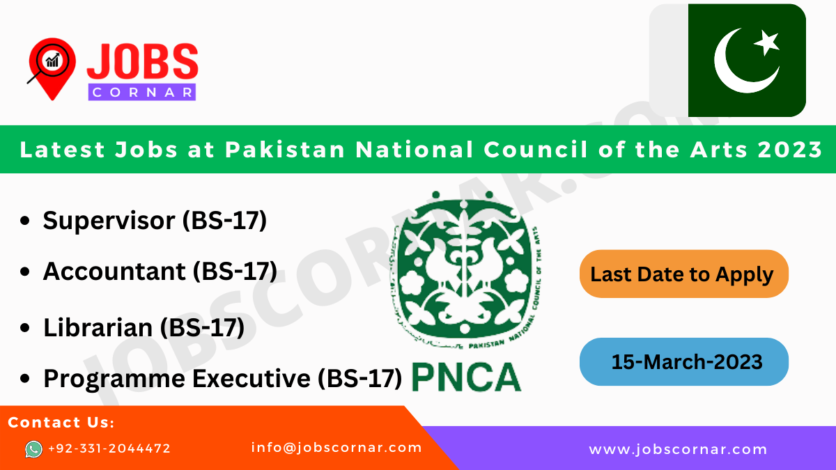 Read more about the article Latest Jobs at Pakistan National Council of the Arts 2023