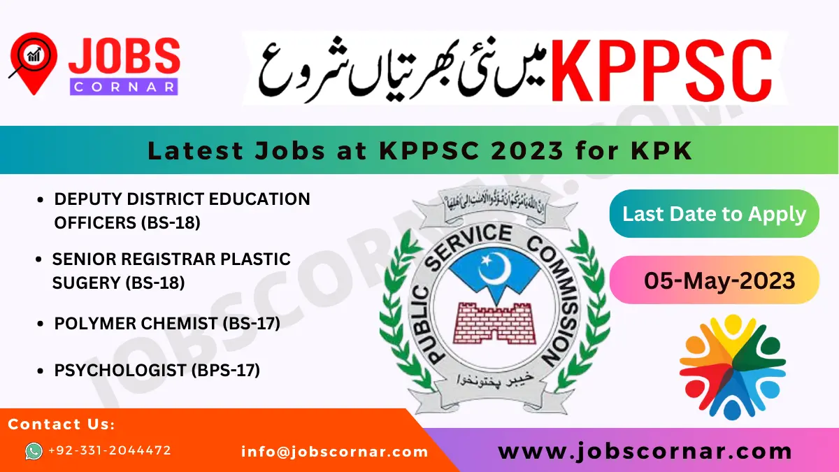 You are currently viewing Latest Jobs at KPPSC 2023 for KPK