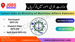 Read more about the article Latest Jobs at Ministry of Maritime Affairs Pakistan