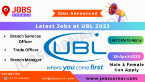 Read more about the article Latest Jobs at UBL 2023