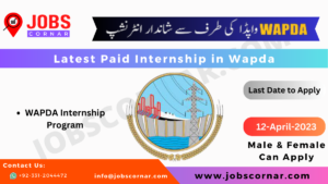 Read more about the article Latest Paid Internship in Wapda