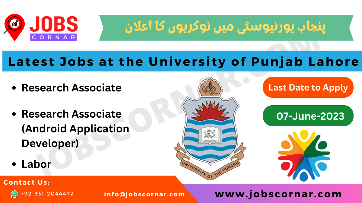 You are currently viewing Latest Jobs at the University of Punjab Lahore