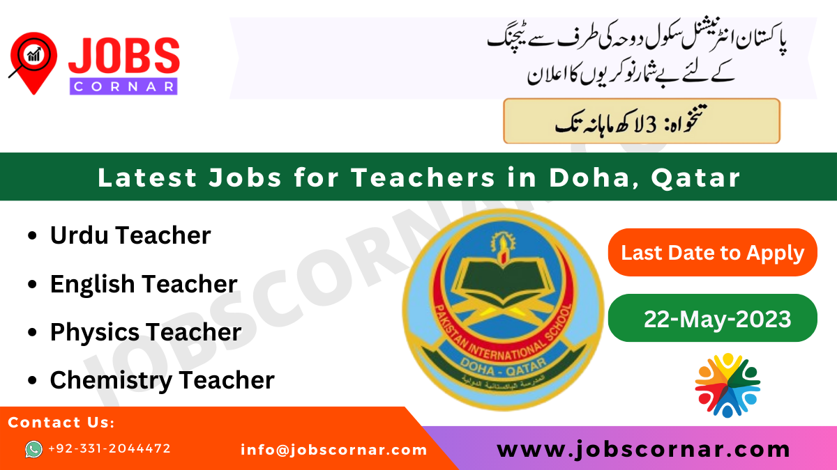 You are currently viewing Latest Jobs for Teachers in Doha, Qatar