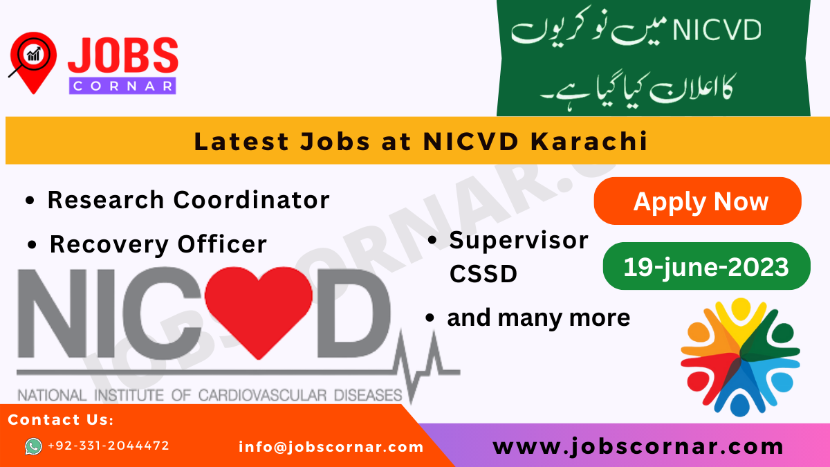 You are currently viewing Latest Jobs at NICVD Karachi