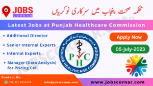 Read more about the article Latest Jobs at Punjab Healthcare Commission
