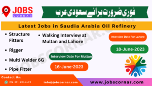 Read more about the article Latest Jobs in Saudia Arabia Oil Refinery