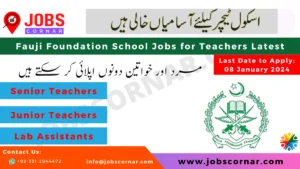 Read more about the article Fauji Foundation School Jobs for Teachers Latest