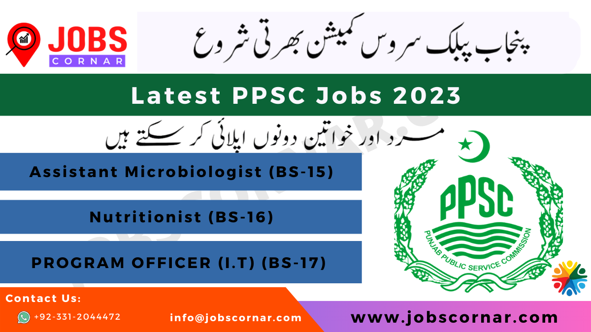 Read more about the article Latest PPSC Jobs 2023