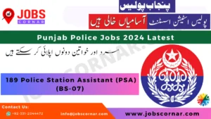Read more about the article Punjab Police Jobs 2024 Latest