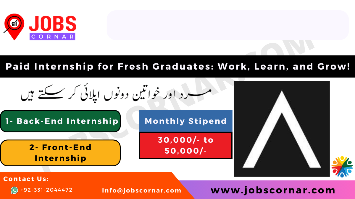 You are currently viewing Paid Internship for Fresh Graduates: Work, Learn, and Grow!