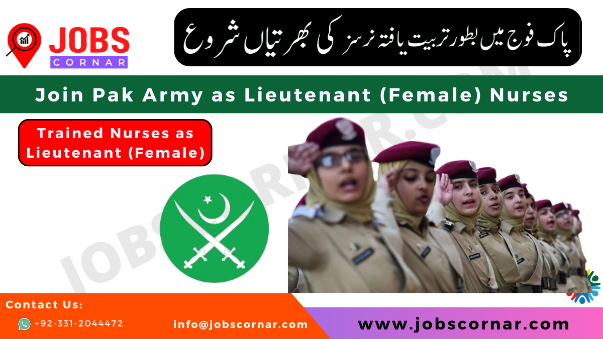 You are currently viewing Join Pak Army as AFNS 2024: A Golden Opportunity for Female Nurses Latest