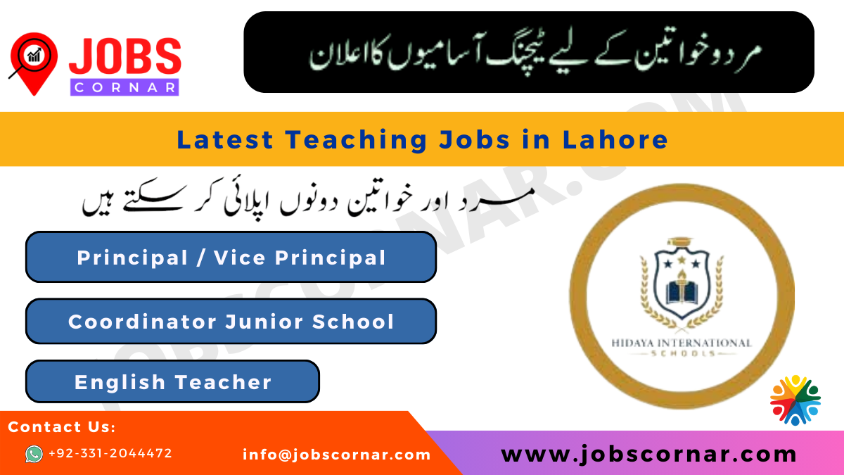 You are currently viewing Latest Teaching Jobs in Lahore