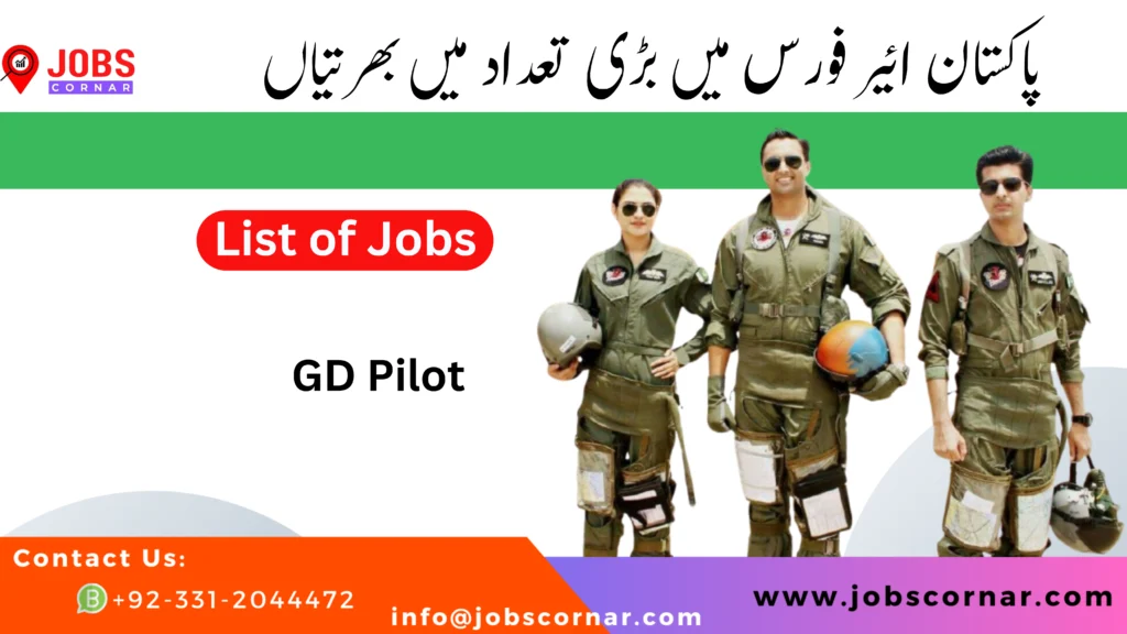 Join PAF as GD Pilot Latest Jobs 2024