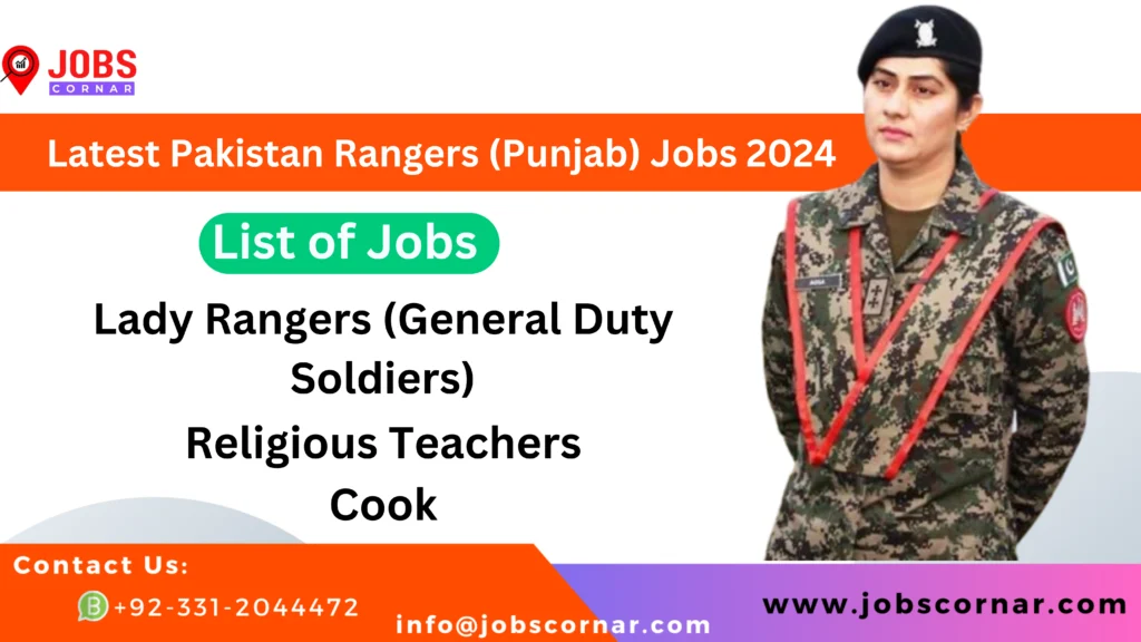 Latest Pakistan Rangers (Punjab) Jobs 2024