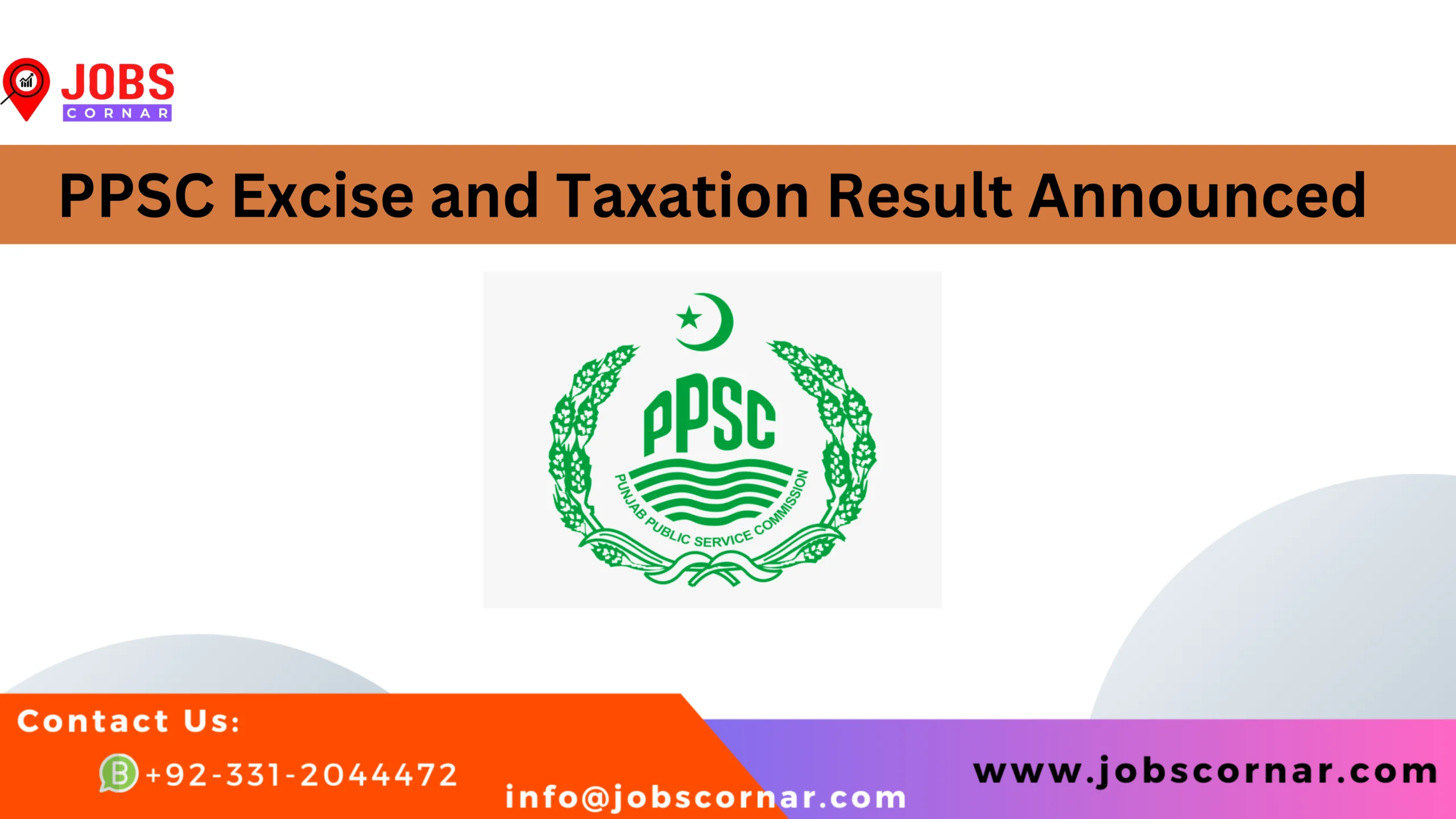 Read more about the article PPSC Excise and Taxation Result Announced: Check Your Result Now!