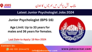 Read more about the article Latest Junior Psychologist Jobs 2024