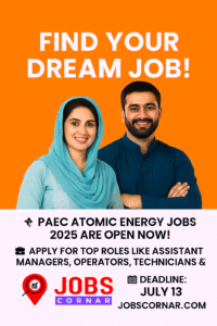 PAEC Atomic Energy Jobs 2025