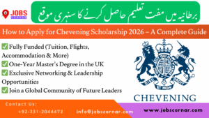 Applications Open for Chevening Scholarship 2026!