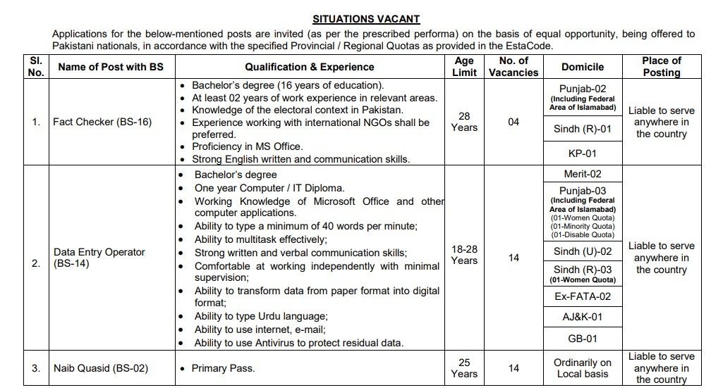 ECP Jobs 2025