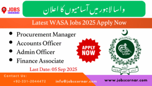 Latest WASA Jobs 2025 Apply Now