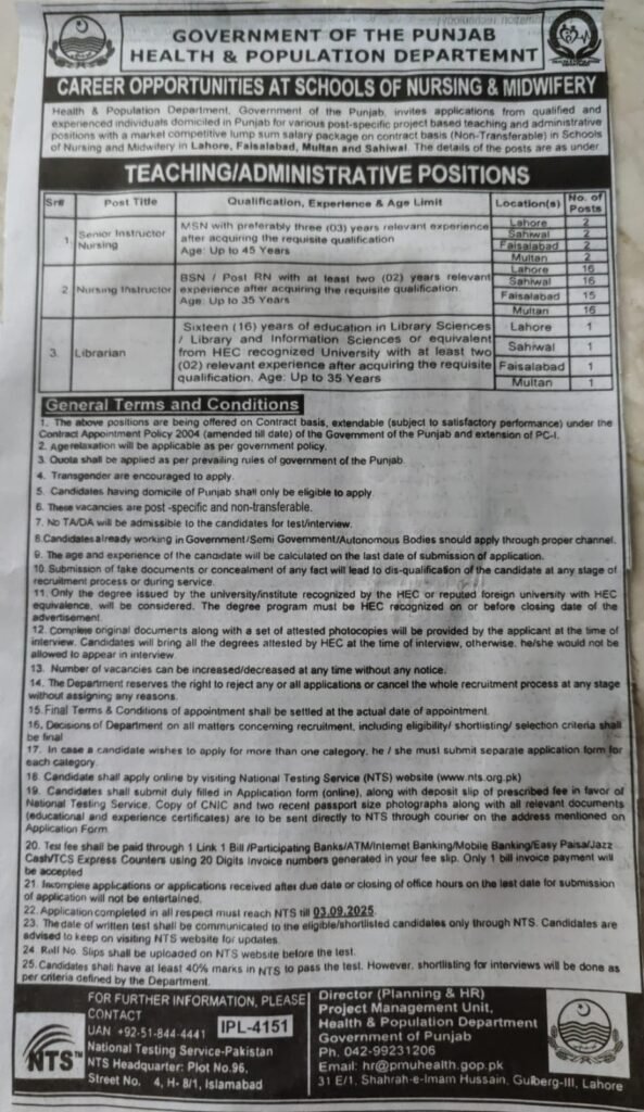 Nursing Career Opportunities