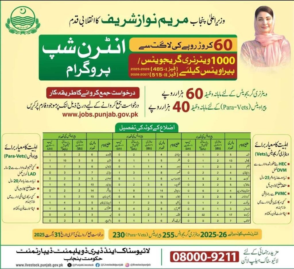 CM Punjab Internship Program 2025–Apply Online