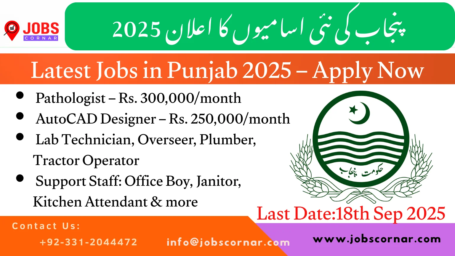 Latest Jobs in Punjab 2025 – Apply Now