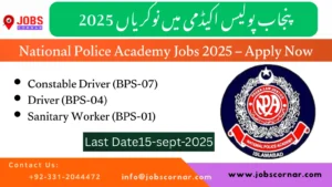 National Police Academy Jobs 2025 – Apply Now