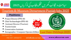 Tourism & Museum Department Punjab Jobs 2025