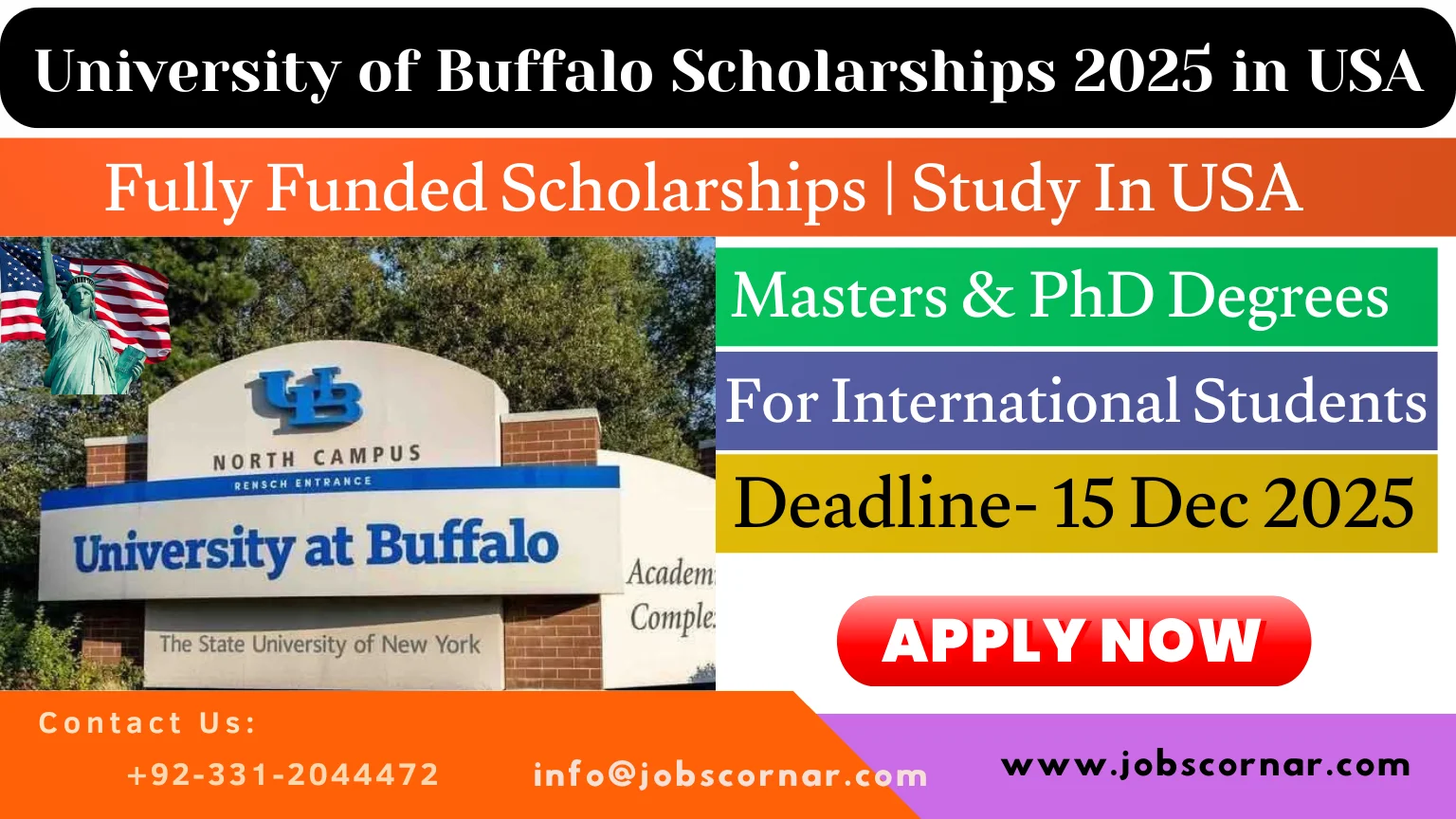 University of Buffalo Scholarships 2025 in USA