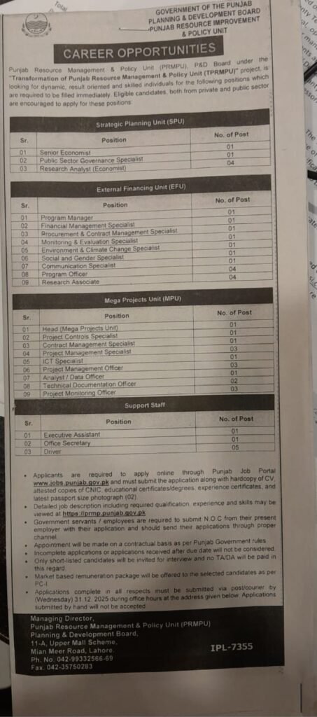 Jobs in Punjab
