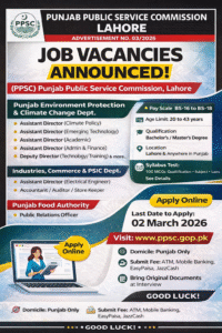 WAPDA (Water and Power Development Authority) – Job Opportunities Advertisement 2025-26