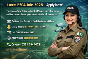 Latest PSCA Jobs 2026