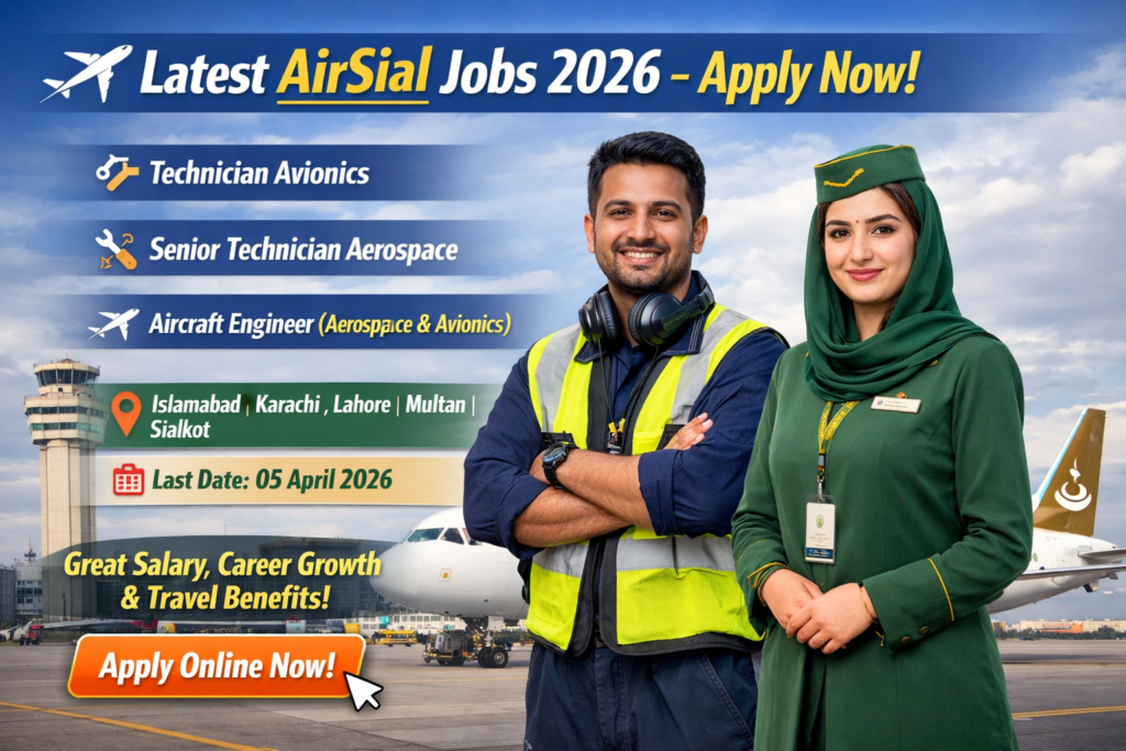 latest AirSial jobs 2026 – Apply Now - JOBS CORNAR