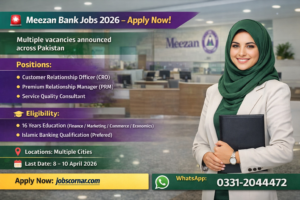 Meezan Bank Jobs 2026