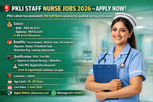 PKLI Staff Nurse Jobs 2026