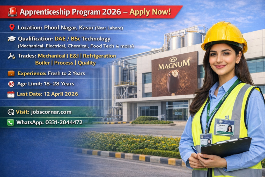 Aprentice Program Apprenticeship Program 2026 Apply Now - JOBS CORNAR
