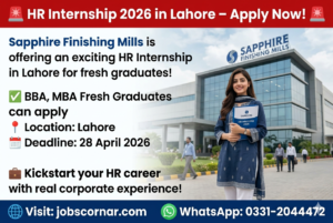 HR Internship in Lahore 2026 – Apply Now